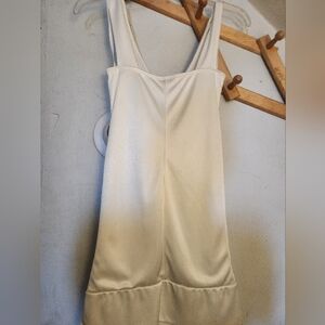 Deb White V-Neck Dress